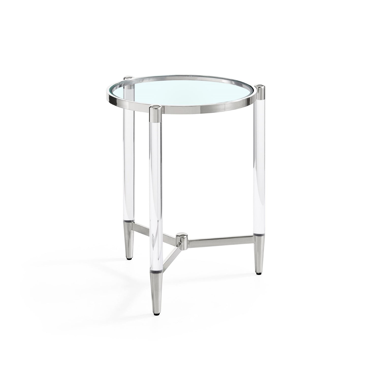 Floating Side Table Silver-abc