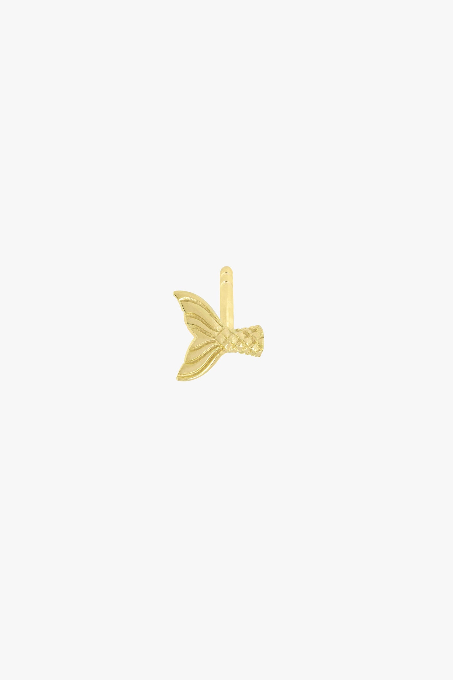 Mermaid stud gold plated-abc