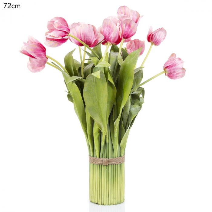 Tulip Bundle 72cm - Pink-Accessories-Florabelle-Default Title---abc