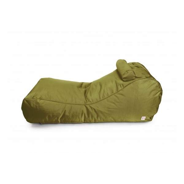 Canggu Contour Lounger Outdoor Bean Bag - Green-abc