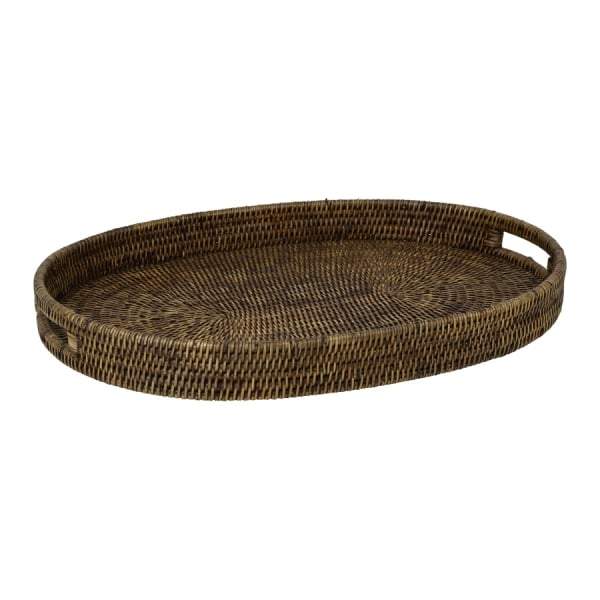 Plantation Rattan Tray Oval Large-Trays-Theo and Joe-Default Title---abc