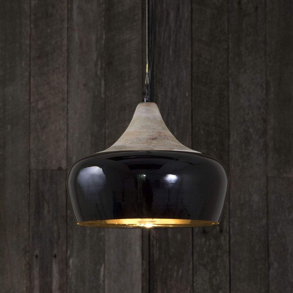 Milano Hanging Lamp in Black-abc