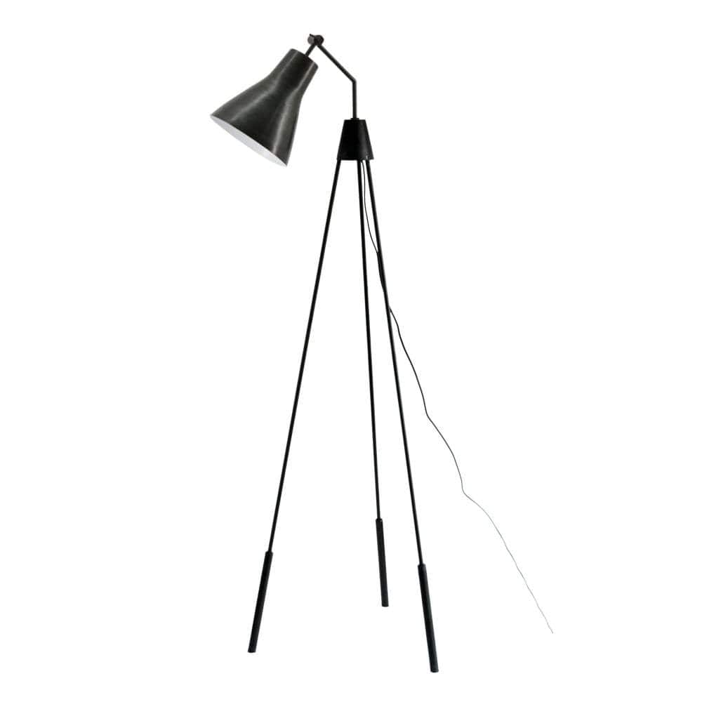 Rotterdam Floor Lamp in Antique Zinc-Floor Standing Lamps-Emac & Lawton-Default Title---abc