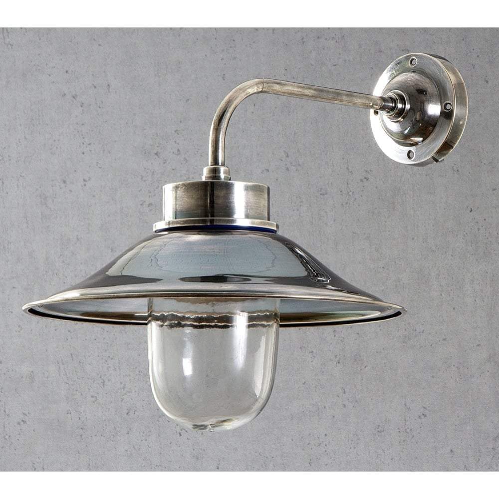 Sandhurst Wall Lamp in Antique Silver-Outdoor Lighting-Emac & Lawton-Default Title---abc
