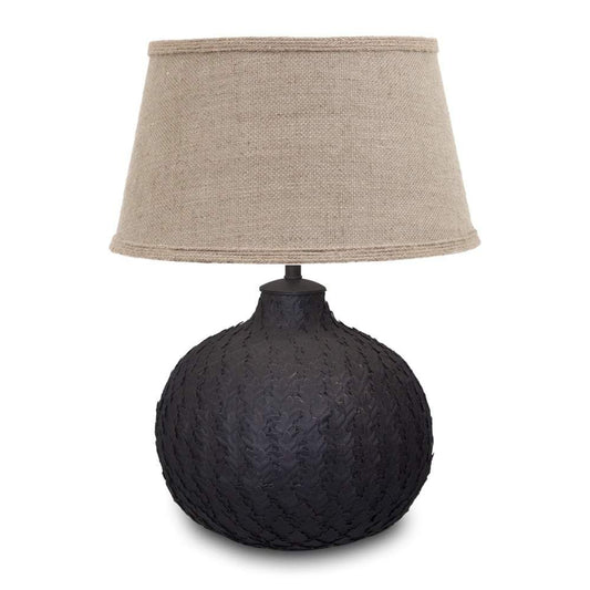 Topiary Leaf Table Lamp Base Black-Table Lamps-Emac & Lawton-Default Title---abc