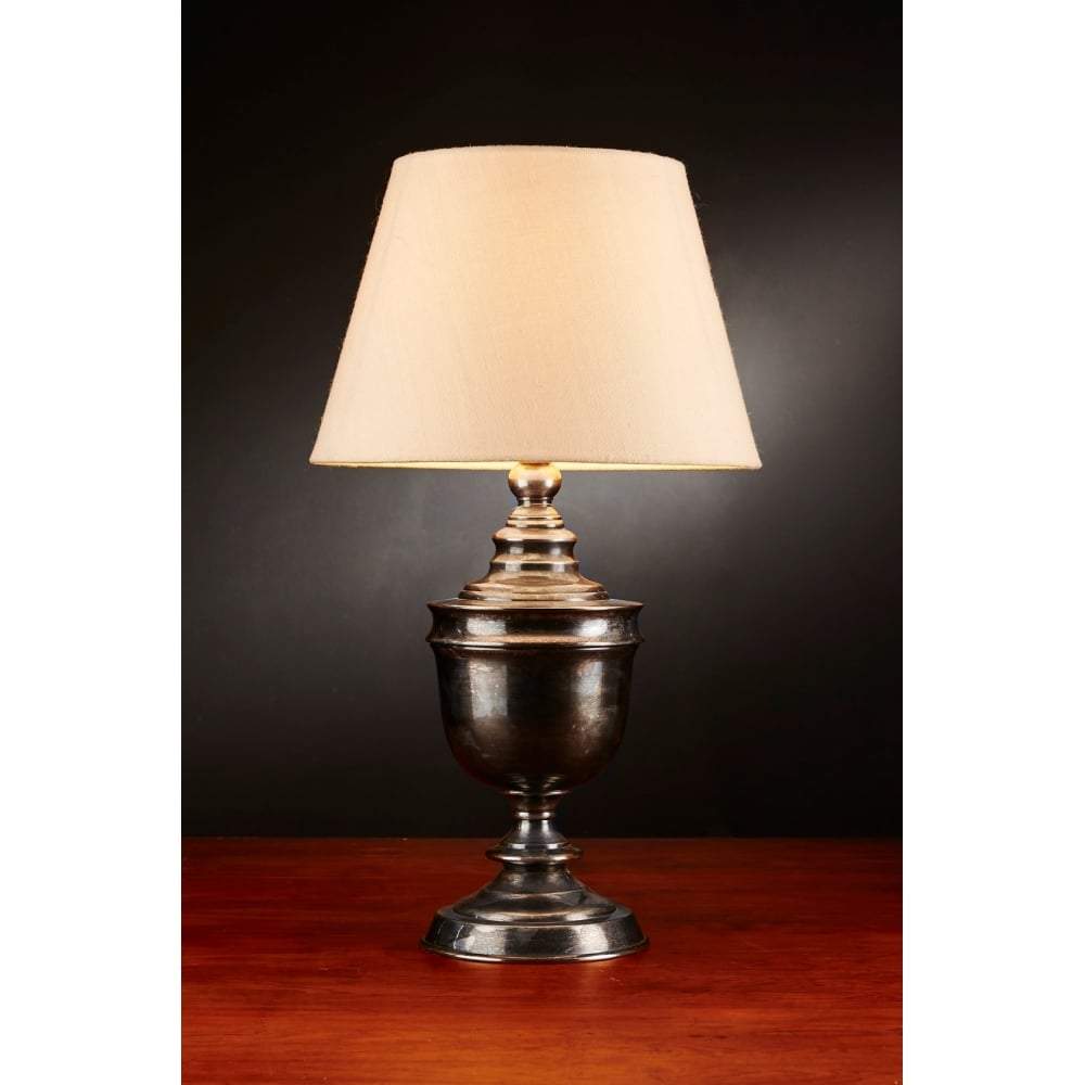 Sheffield Urn Table Lamp Base Ant.Silver-Table Lamps-Emac & Lawton-Default Title---abc