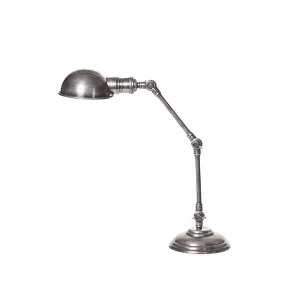 Stamford Desk Lamp Antique Silver-Table Lamps-Emac & Lawton-Default Title---abc