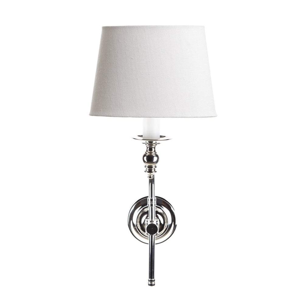 Soho Curved Sconce Base Shiny Nickel-Wall Lamps-Emac & Lawton-Default Title---abc