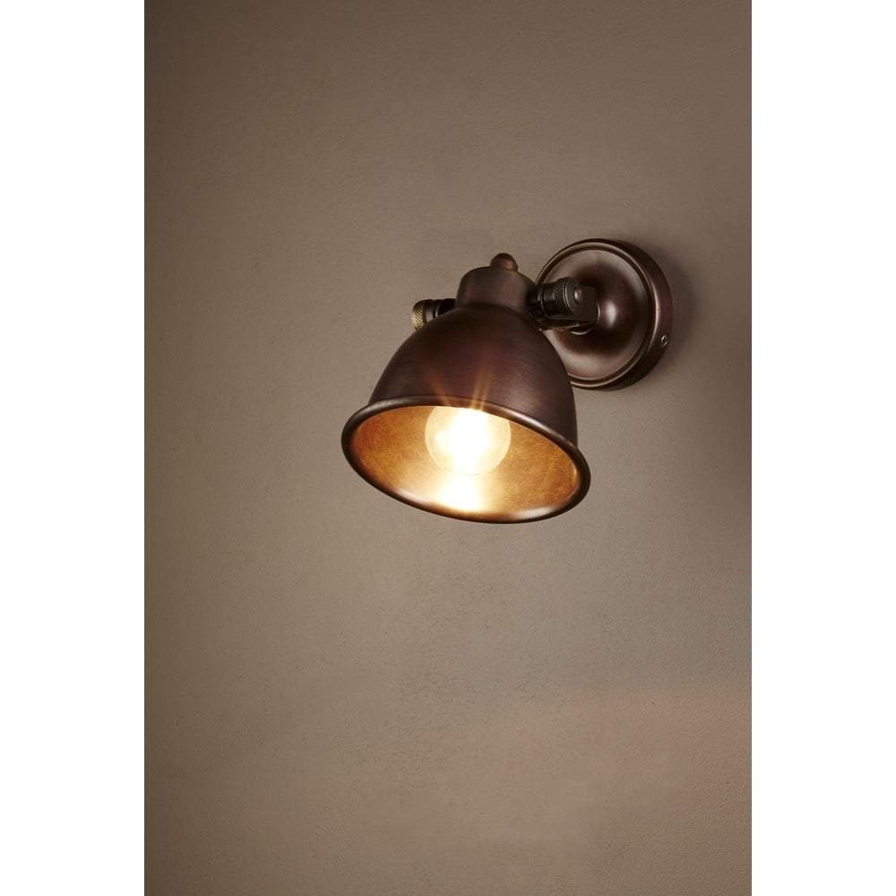 Phoenix Wall Lamp Dark Brass-Wall Lamps-Emac & Lawton-Default Title---abc