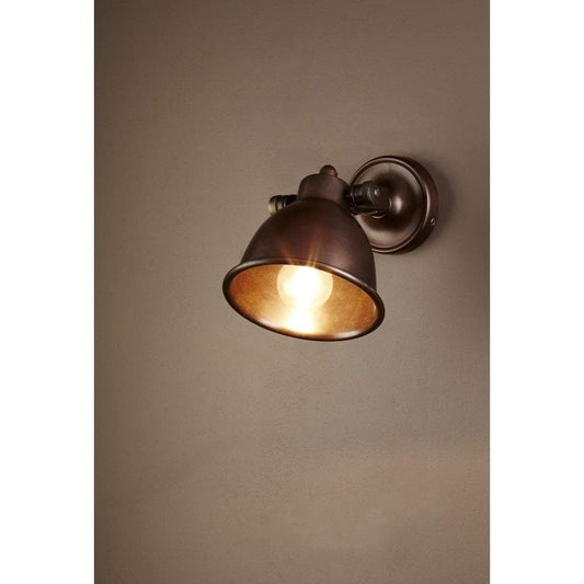 Phoenix Wall Lamp Dark Brass-Wall Lamps-Emac & Lawton-Default Title---abc