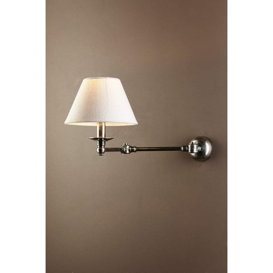 Portland Swing Arm Sconce Base Silver-Wall Lamps-Emac & Lawton-Default Title---abc