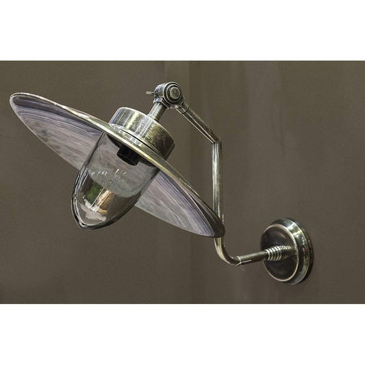 Regent Wall Lamp Antique Silver-Wall Lamps-Emac & Lawton-Default Title---abc