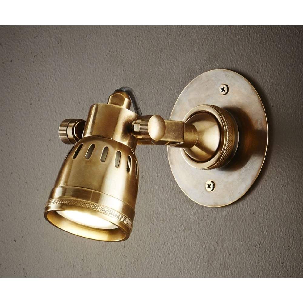 Seattle Short Arm Wall Light Brass-Wall Lamps-Emac & Lawton-Default Title---abc
