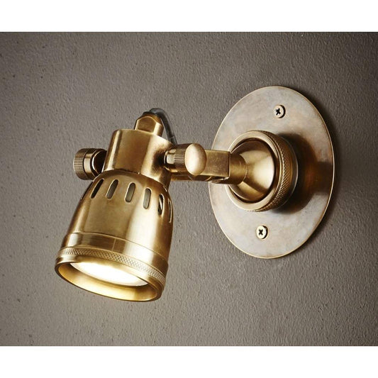 Seattle Short Arm Wall Light Brass-Wall Lamps-Emac & Lawton-Default Title---abc