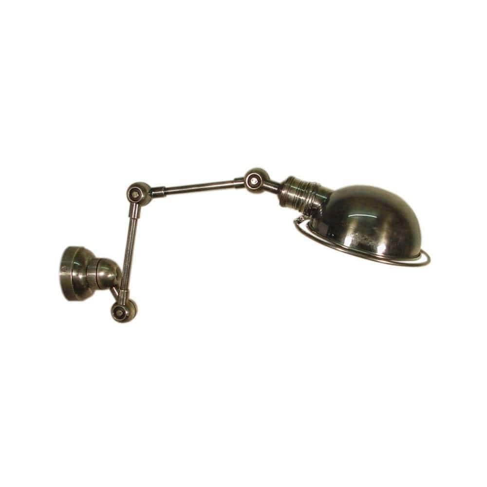 Lincoln Swing Arm Sconce Brass-abc