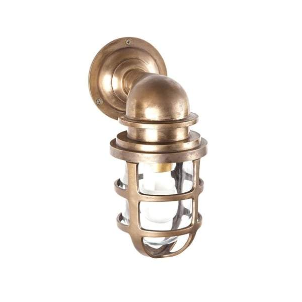 Porto Wall Lantern Antique Brass-Wall Lamps-Emac & Lawton-Default Title---abc