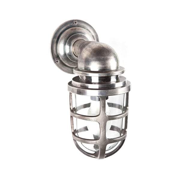 Porto Wall Lantern Antique Silver-Wall Lamps-Emac & Lawton-Default Title---abc