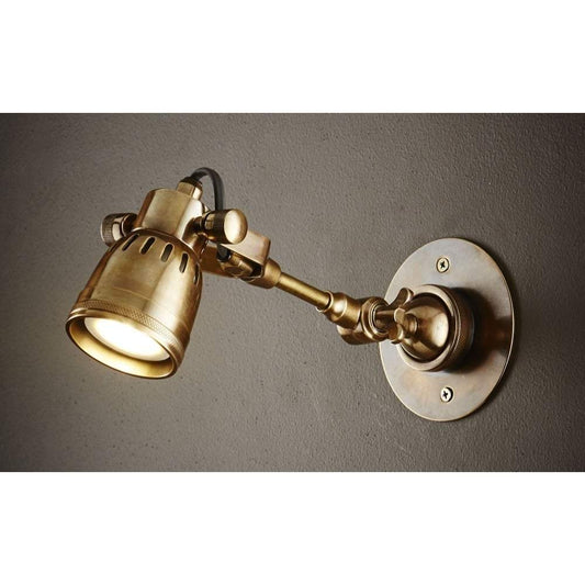 Seattle Long Arm Wall Light Brass-Wall Lamps-Emac & Lawton-Default Title---abc