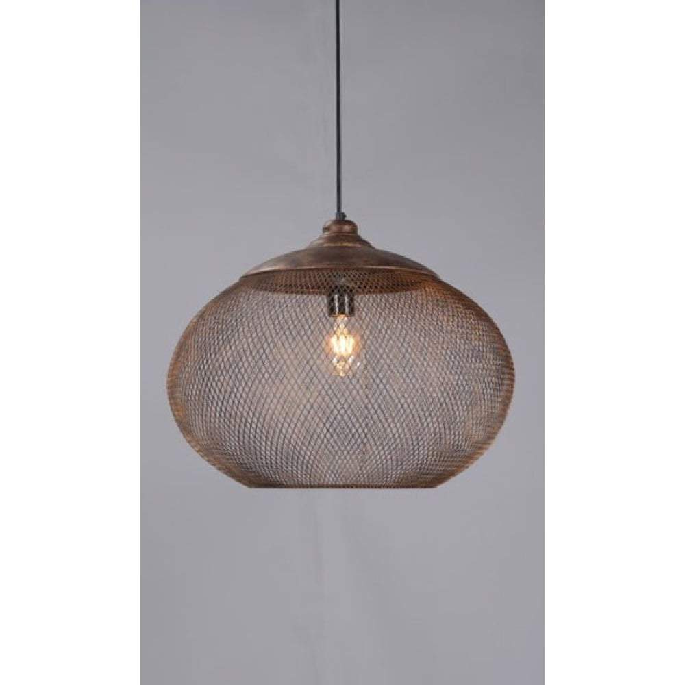 Carlo Large Hanging Lamp in Rustic-abc