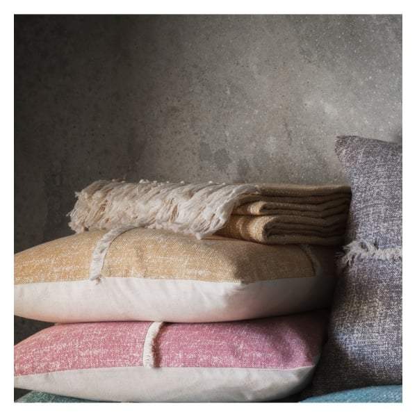 Surat Fringed Throw Ochre W1300 x H1700mm-Throws-Bodhi-Default Title---abc