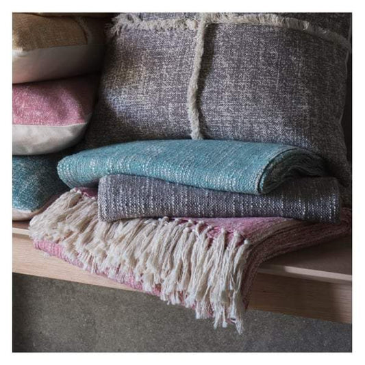 Surat Fringed Throw Grey W1300 x H1700mm-Throws-Bodhi-Default Title---abc