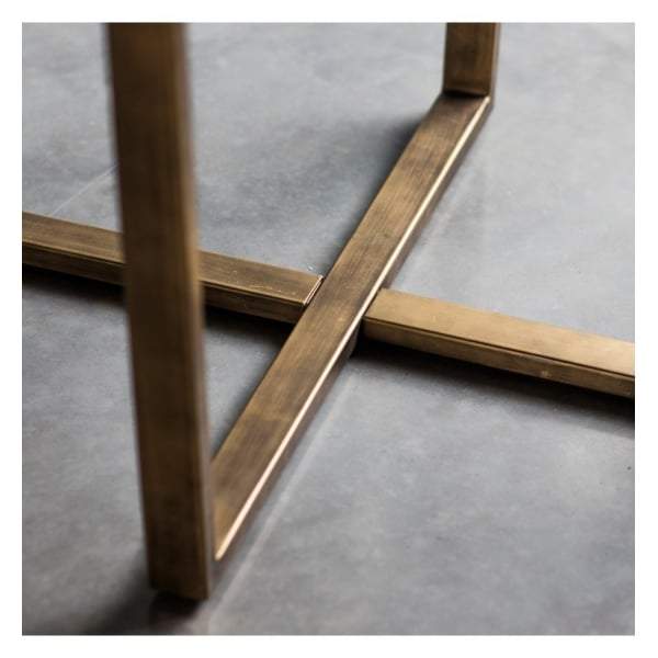 Essen Round Dining Table Marble W900 x D900 x H750mm-abc