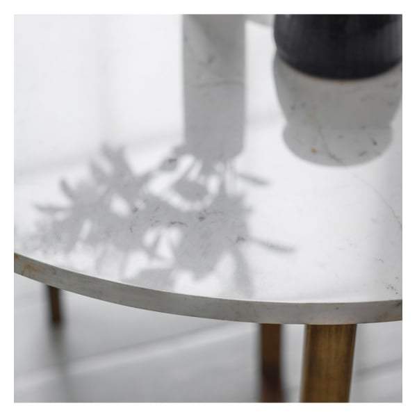 Chester Round Dining Table Marble W900 x D900 x H750mm-abc