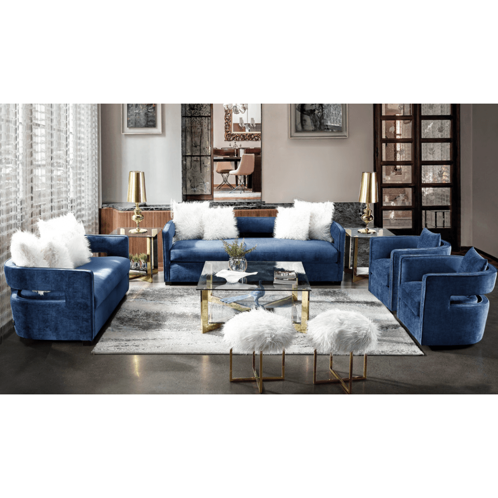 Rhonda Swivel Chair Crushed Blue-Seating-Future Classics Furniture-Default Title---abc