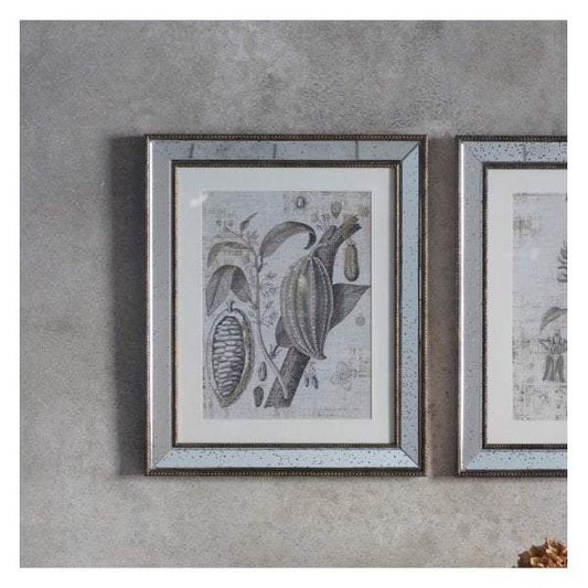 Gold Foil Botanical Study I Framed Art-abc