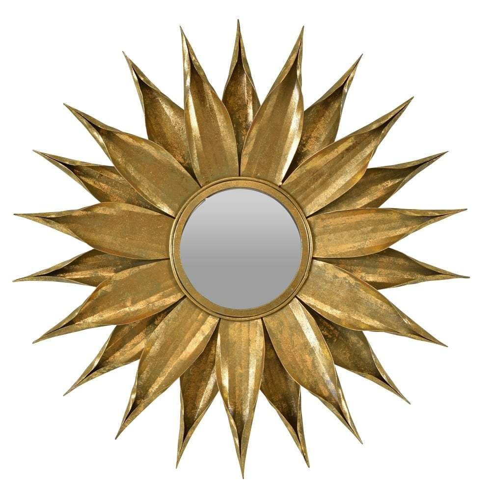 Zinnia Mirror Gold-Mirrors-Theo and Joe-Default Title---abc