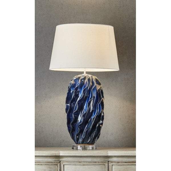 Longchamp Table Lamp Base Blue-abc