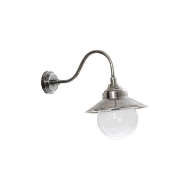 Zermatt wall lamp in antique silver-Wall Lamps-Emac & Lawton-Default Title---abc
