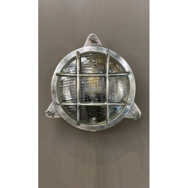 Palmerston Wall Lamp Outdoor in Silver-Wall Lamps-Emac & Lawton-Default Title---abc