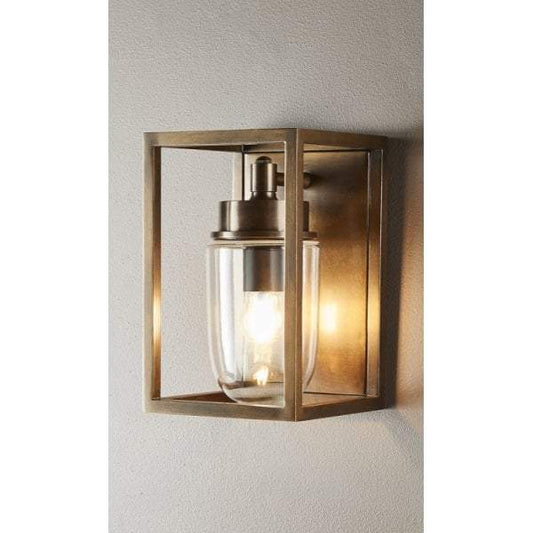 Wellington Wall Lamp Outdoor in Brass-Wall Lamps-Emac & Lawton-Default Title---abc