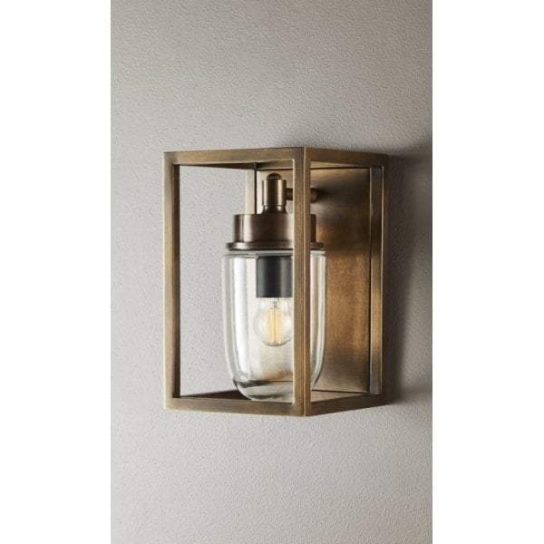 Wellington Wall Lamp Outdoor in Brass-Wall Lamps-Emac & Lawton-Default Title---abc