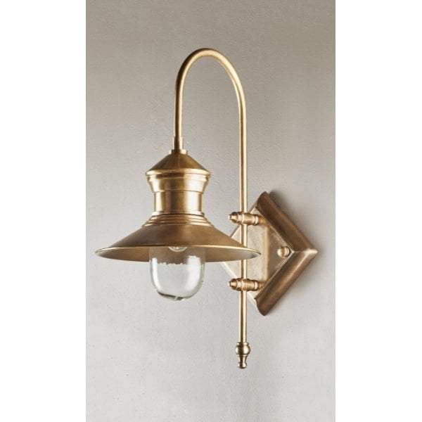 St James Wall Lamp in Antique Brass-Wall Lamps-Emac & Lawton-Default Title---abc