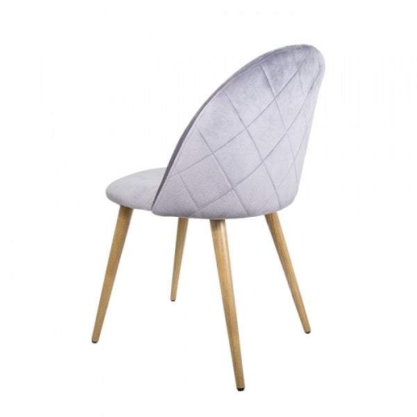 Diamond Velvet Chair Grey-abc