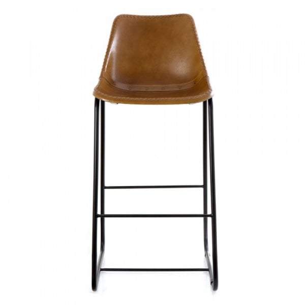 Toscano Barstool in Leather Brown-Seating-Emac & Lawton-Default Title---abc