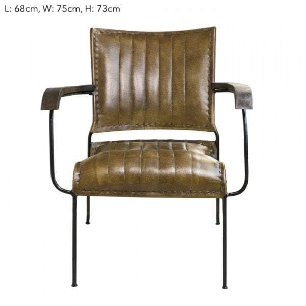 Toscano Leather Lounge Chair 68x75x73-Seating-Emac & Lawton-Default Title---abc