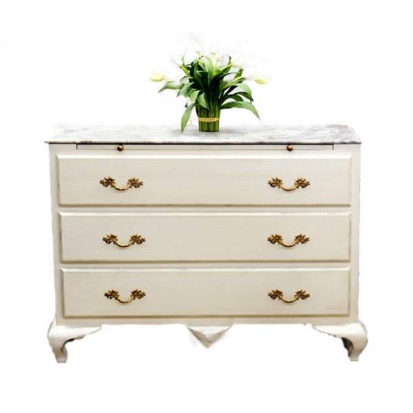 Chablise Chest of Drawers with Marble Top-abc
