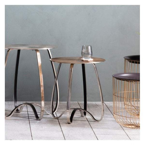 Mallow Side Table Gold-abc