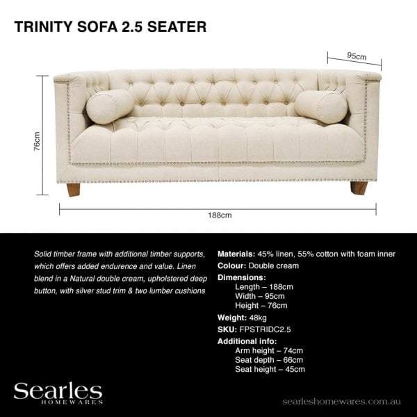 Trinity Sofa 2.5 Seater-Sofas-Searles Homewares-Default Title---abc