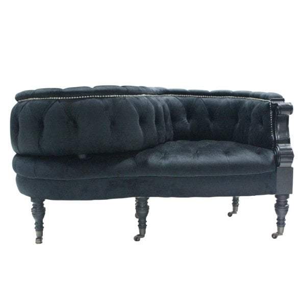 Francis Velvet 2 Seater Chair-abc