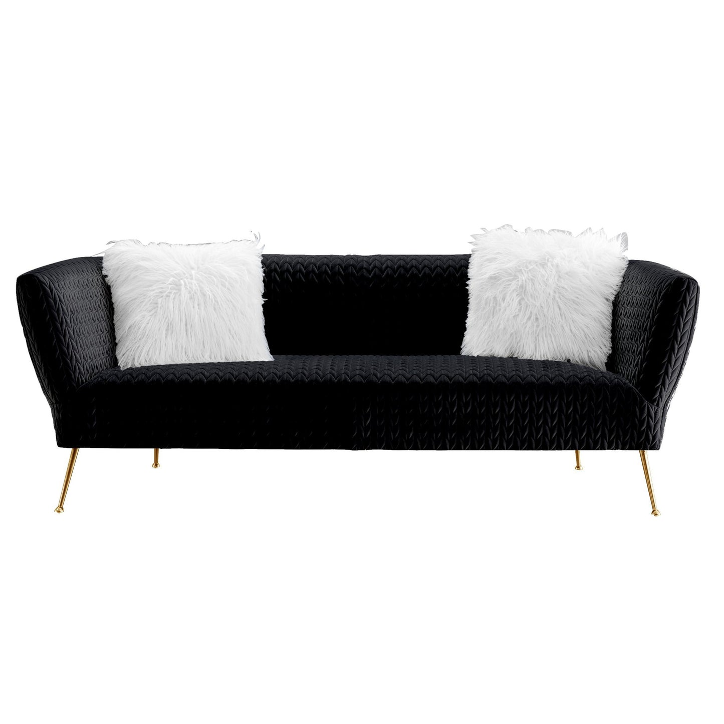 Zeta 3 Seater Sofa Black-Living-Future Classics Furniture-Default Title---abc
