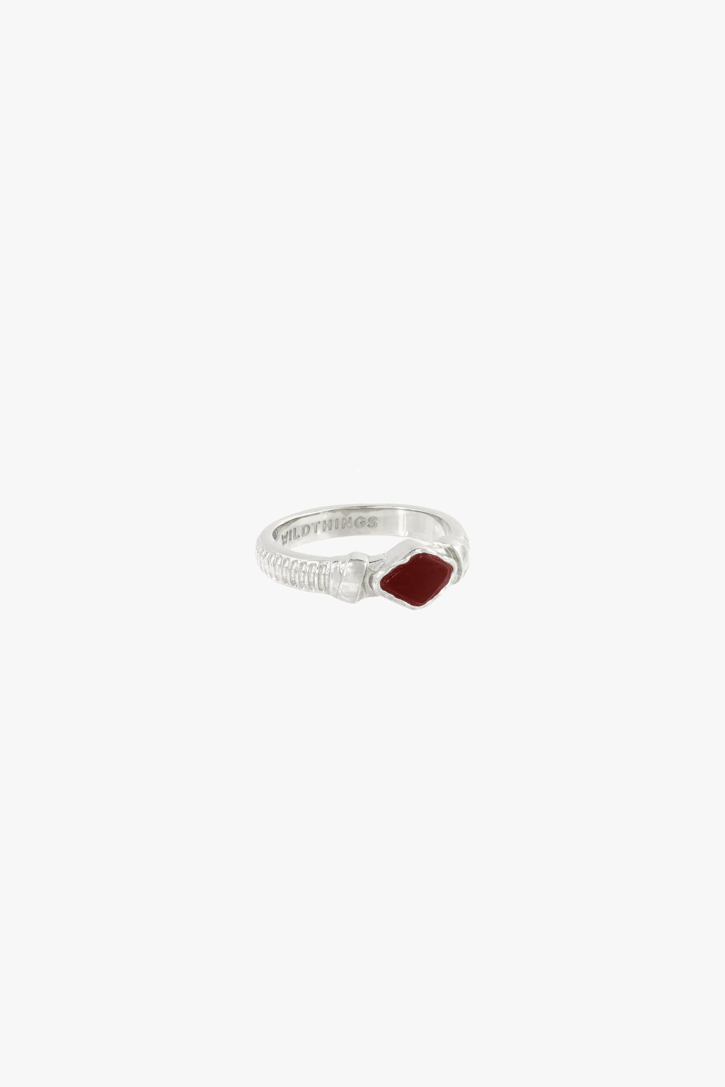 Holiday affairs pinky ring silver-abc