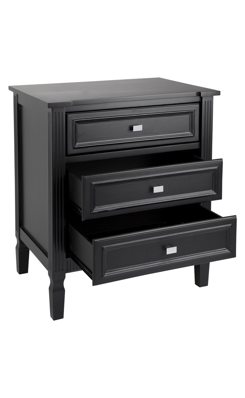 Merci Bedside Table - Large Black-abc