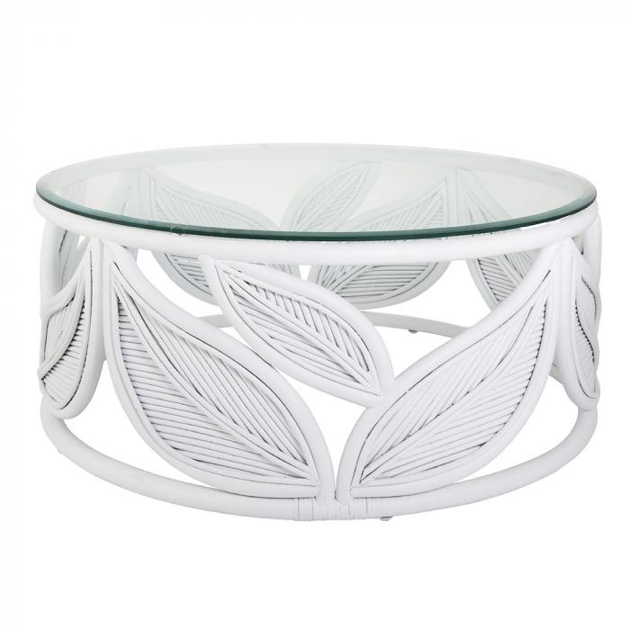 Seville Leaf Table White-Living-Florabelle-Default Title---abc