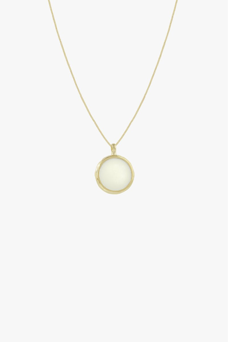 Doublesided yin yang pendant gold plated-abc