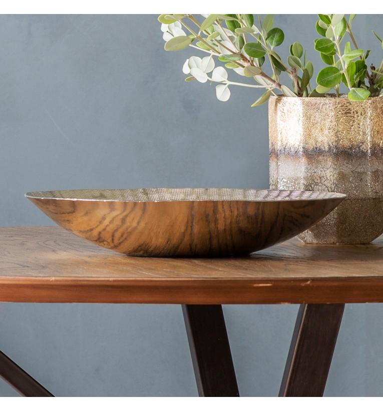 Oskar Hammer Round Bowl Gold-abc
