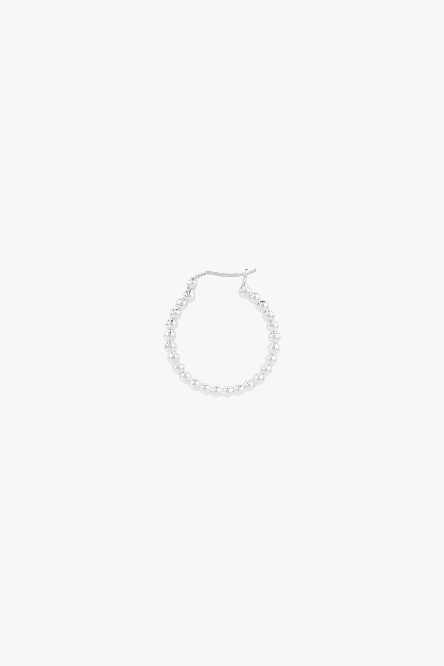Dots hoop silver 23mm-abc